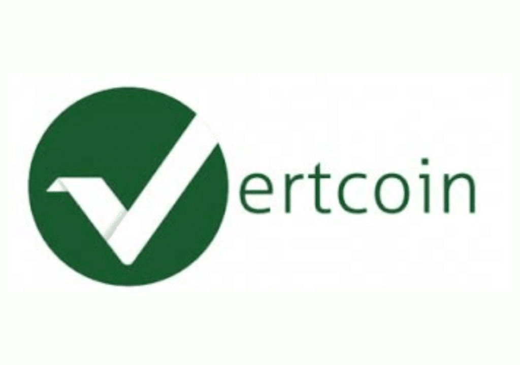 vertcoin logo most accessible profitable crypto to mine