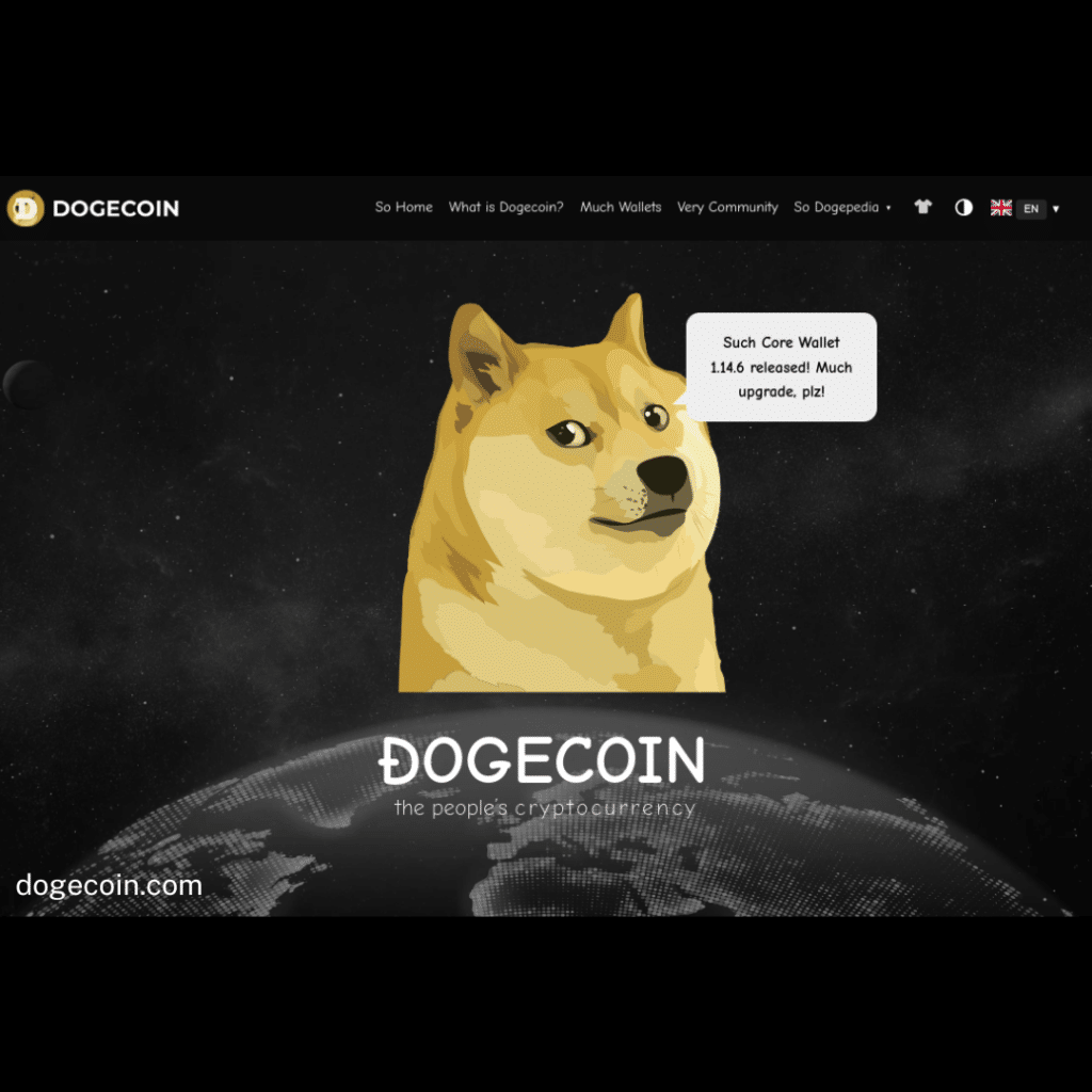 dogecoin home page