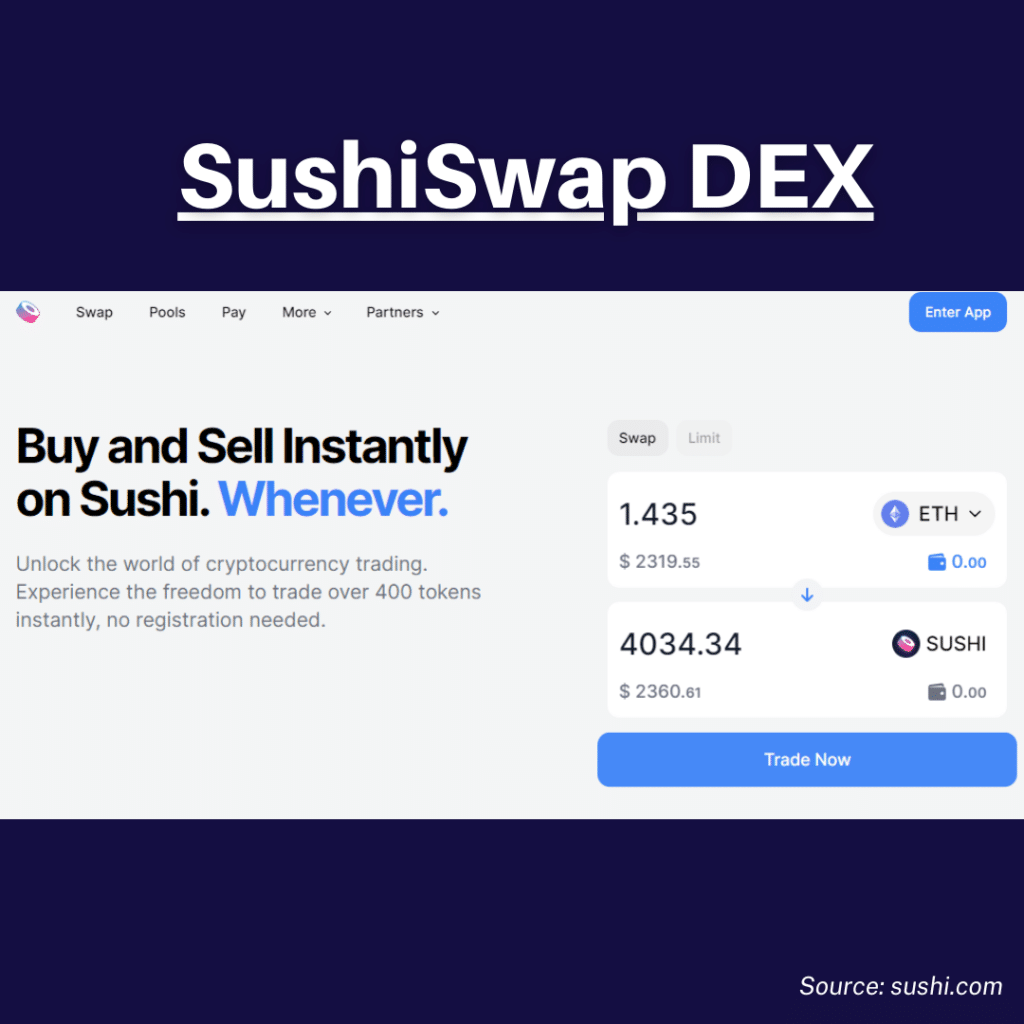 sushiswap DEX