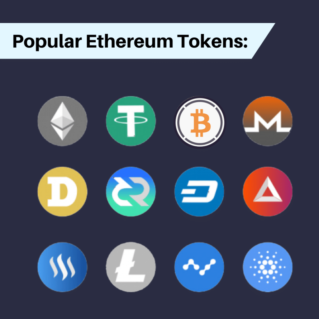Popular ethereum tokens