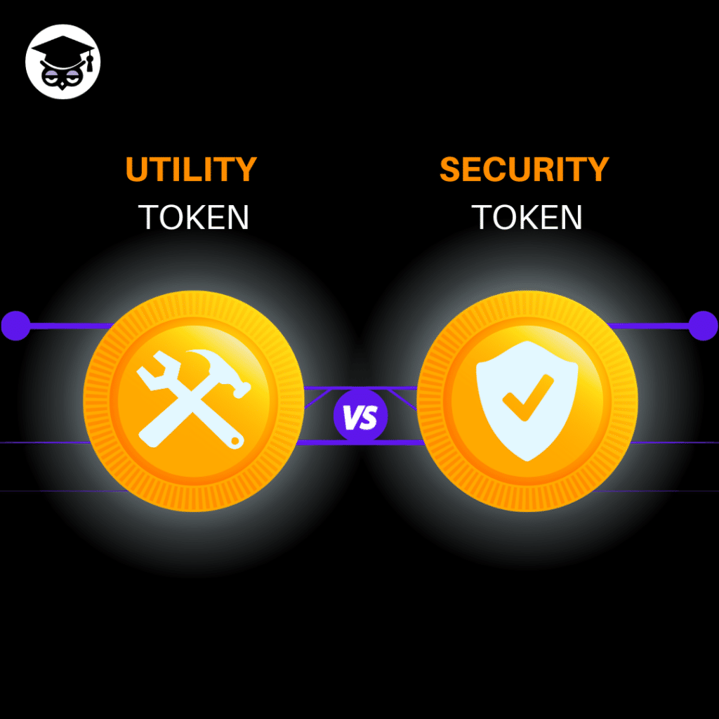 utility token vs security token
