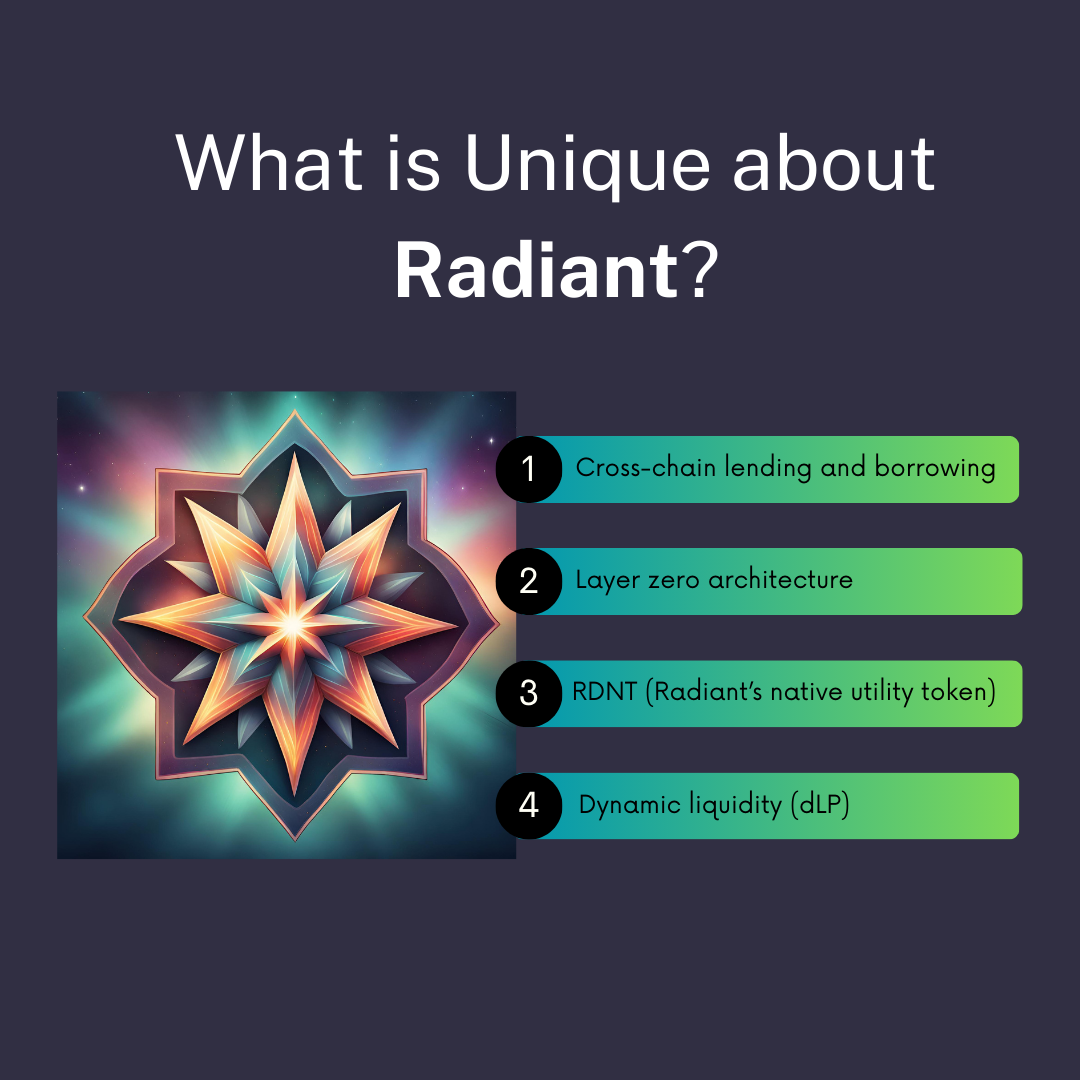 What is unique about Radiant? Here are 4 aspects that make it unique. Read the full article for more information on Radiant.