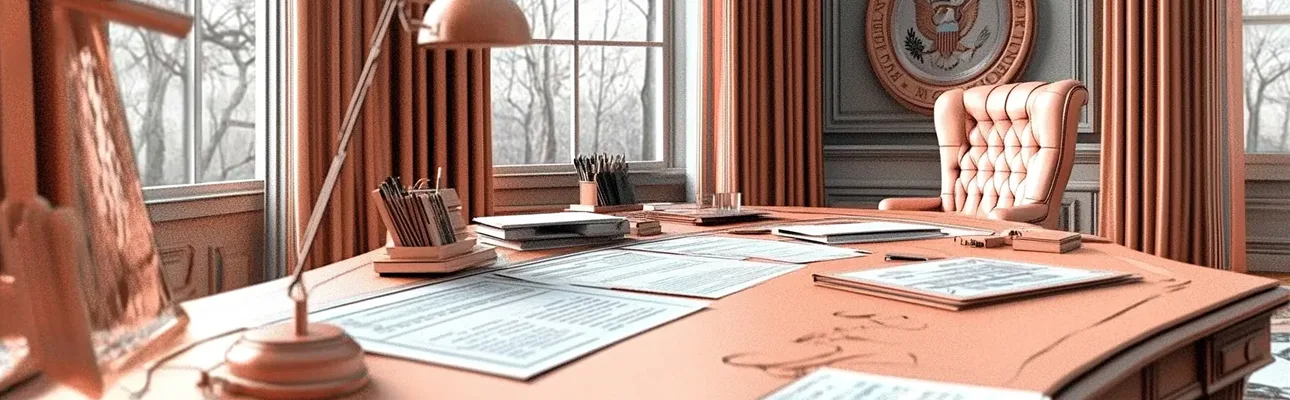 The white house oval office crypto executive order