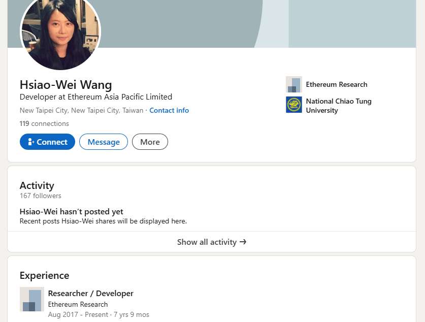 Hsiao Wei Wang