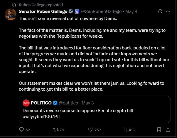 Senator Ruben Gallego